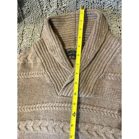 Marc Anthony Knit Sweater Men's Size Large V Neck Thick Sweater - Picture 8 of 11